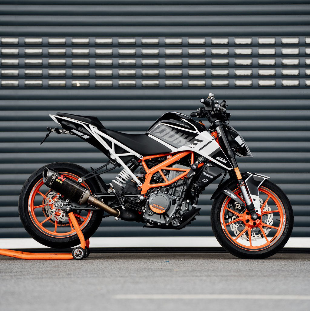 Sticker kit suitable for 125/200/250/390 DUKE (from 2017) KTM models | THE RAVEN