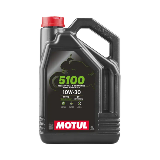 Motul 5100 Motoröl | 4-Takt | 10W-30 | Halbsynthetik | 4L Kanister