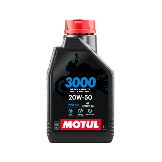 Motul 3000 Motoröl | 4-Takt | 20W-50 | Mineral | 1L Flasche