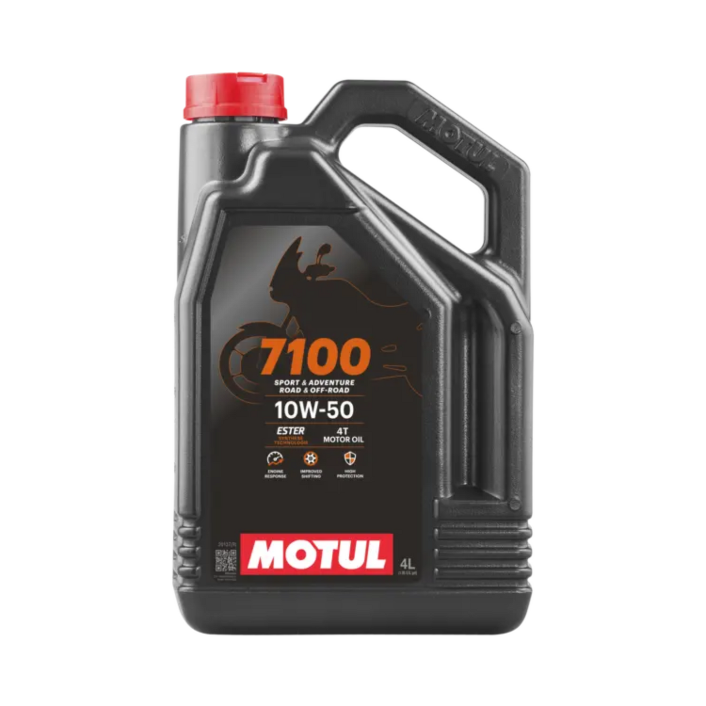 Motul 7100 Motoröl | 4-Takt | 10W-50 | 100% synthetik | 4L Kanister