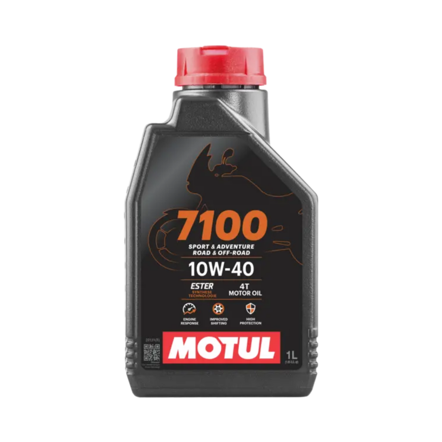 Motul 7100 Motoröl | 4-Takt | 10W-40 | 100% synthetik | 1L Flasche