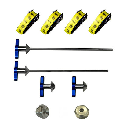 LIONCRAFT AXfix Transportsicherheitssystem | KIT 1-31 | für Motorräder mit Hohlachsen