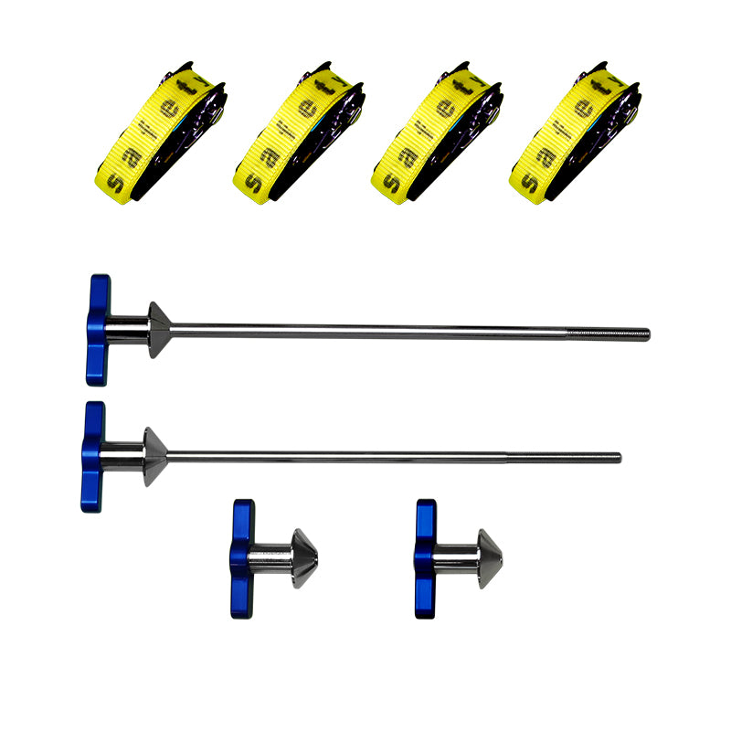 LIONCRAFT AXfix Transportsicherheitssystem | KIT 1-31 | für Motorräder mit Hohlachsen