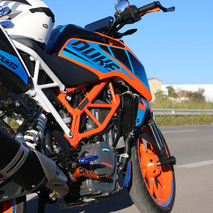 Sticker kit suitable for 125/200/250/390 DUKE (from 2017) KTM models | THE BLADE BLUE