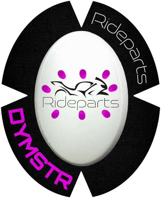 Kneeslider | RIDEPARTS FACE | Weiss-Pink | UV | RIDEPARTS | DymoStar | DYMSTR