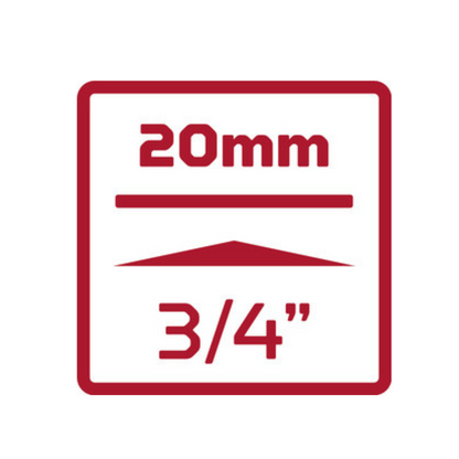 GEDORE red R71004613 Steckschlüsseleinsatz 3/4" 6-kant 46 mm Länge 68 mm