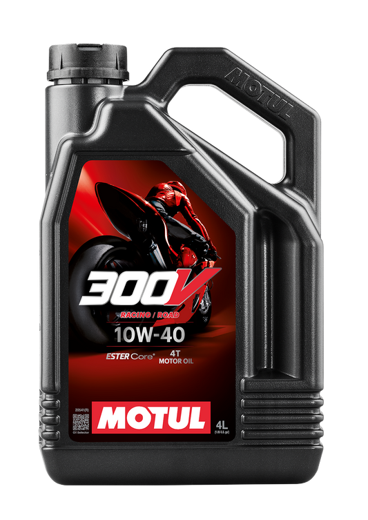 Motul 300V Motoröl | 4-Takt | Factory Line | Road Racing | 10W-40 | 100% synthetik | 4L Kanister