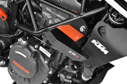 Top Block Racing Sturzpads | PAAR | passend für KTM 125 Duke & 390 Duke - Modelle (2017-2023)