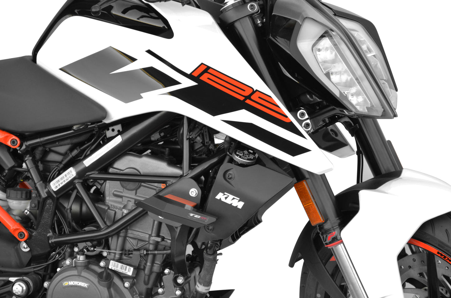 Top Block Racing Sturzpads | PAAR | passend für KTM 125 Duke & 390 Duke - Modelle (2017-2023)