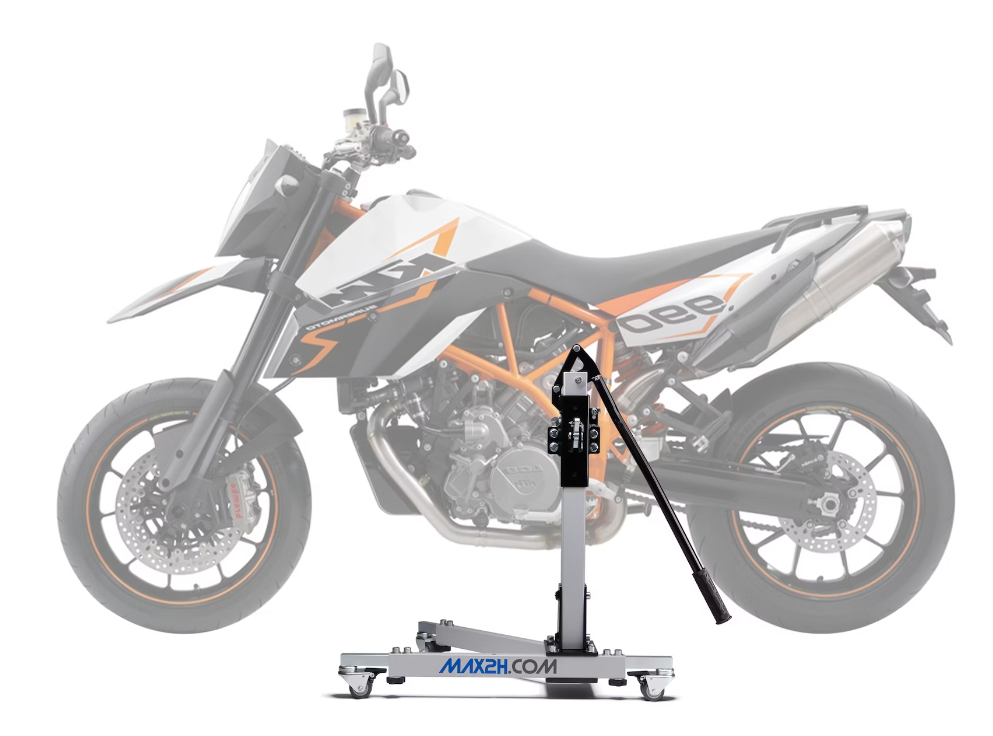 MAX2H Zentralständer EVOLIFT passend für KTM 990 SMR (2009-2013) | Komplettset