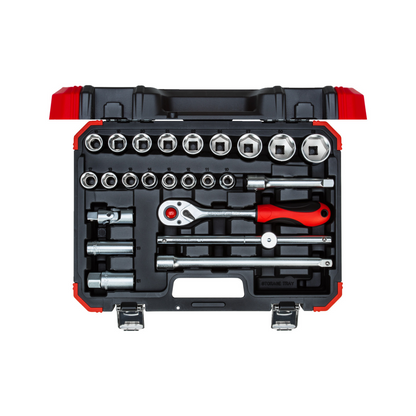 GEDORE red R69003024 Steckschlüssel-Satz 1/2" 10-32mm 24-teilig