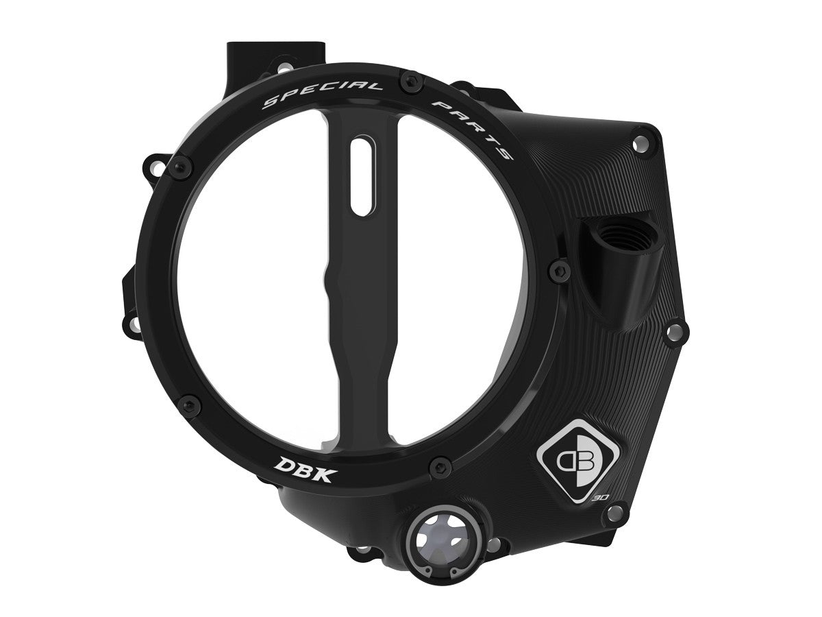 CCDV14 - KTM | BLACK-BLACK | KLARER KUPPLUNGSDECKEL 3D-EVO | CLEAR CLUTCH COVER 3D-EVO | passend für KTM 990 Duke - Modelle (2024)