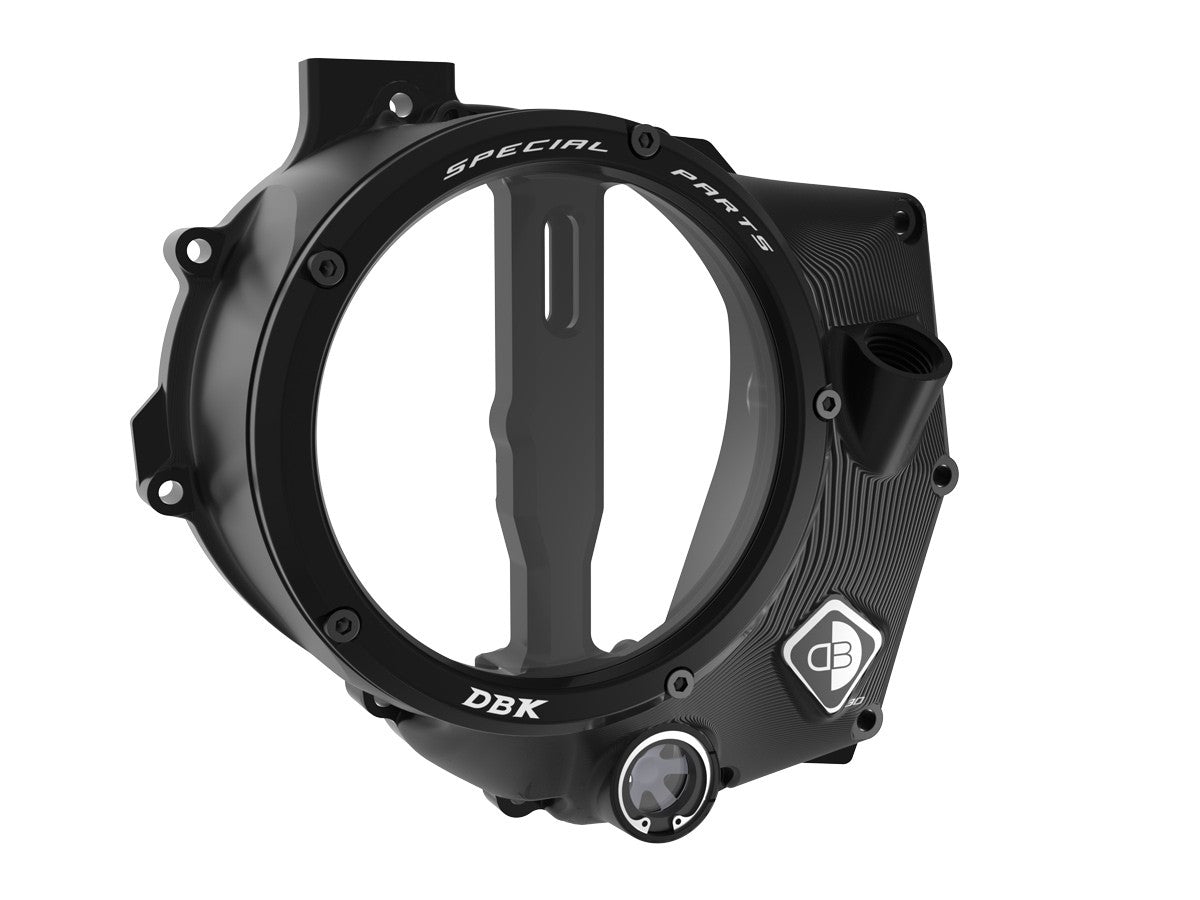 CCDV14 - KTM | BLACK-BLACK | KLARER KUPPLUNGSDECKEL 3D-EVO | CLEAR CLUTCH COVER 3D-EVO | passend für KTM 990 Duke - Modelle (2024)