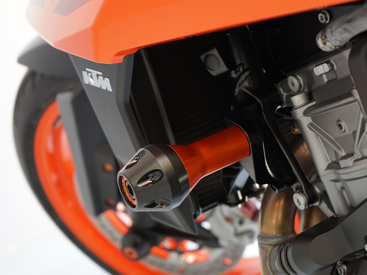 PTKTM01 - KTM | ORANGE | Sturzpad Kit | FRAME PROTECTION KIT | passend für KTM 990 Duke - Modelle (2024)